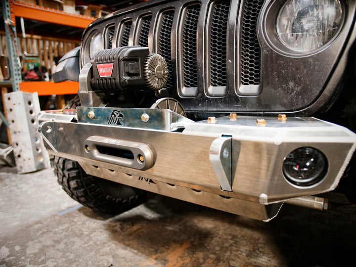 JL/JT Front Bumper - 8274 Aluminum Adventure Series