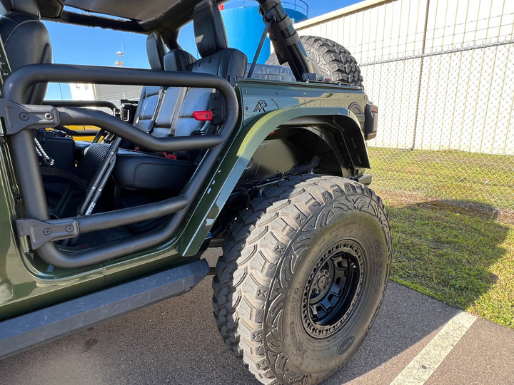 JL Aluminum High Line Fender Flares (Rear)