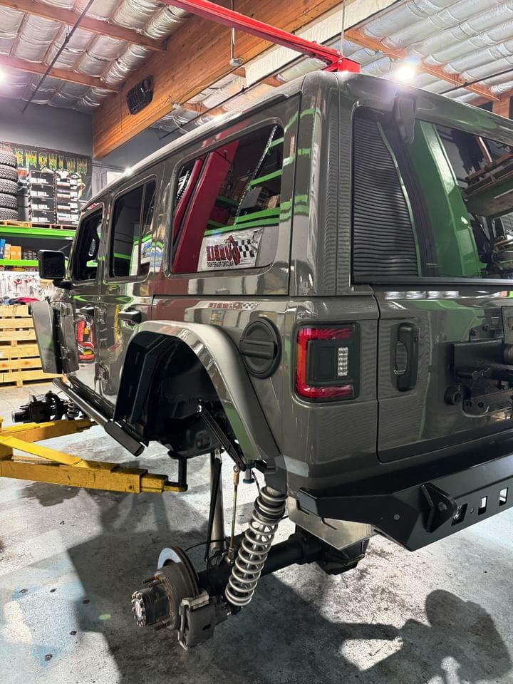 JL Aluminum High Line Fender Flares (Rear)