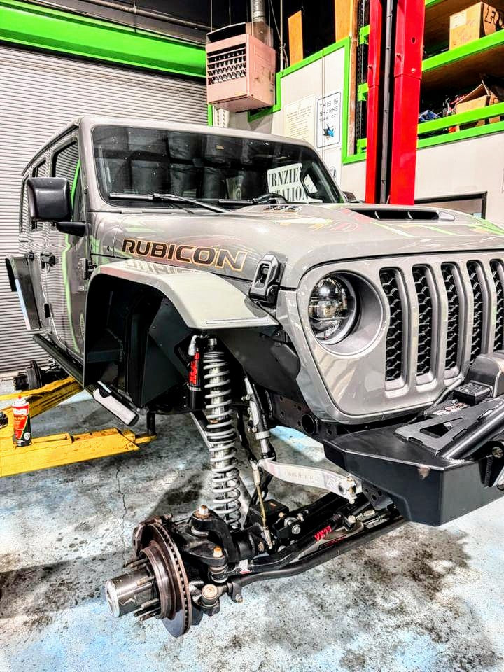 JL/JT Aluminum High Line Fender Flares (Front)