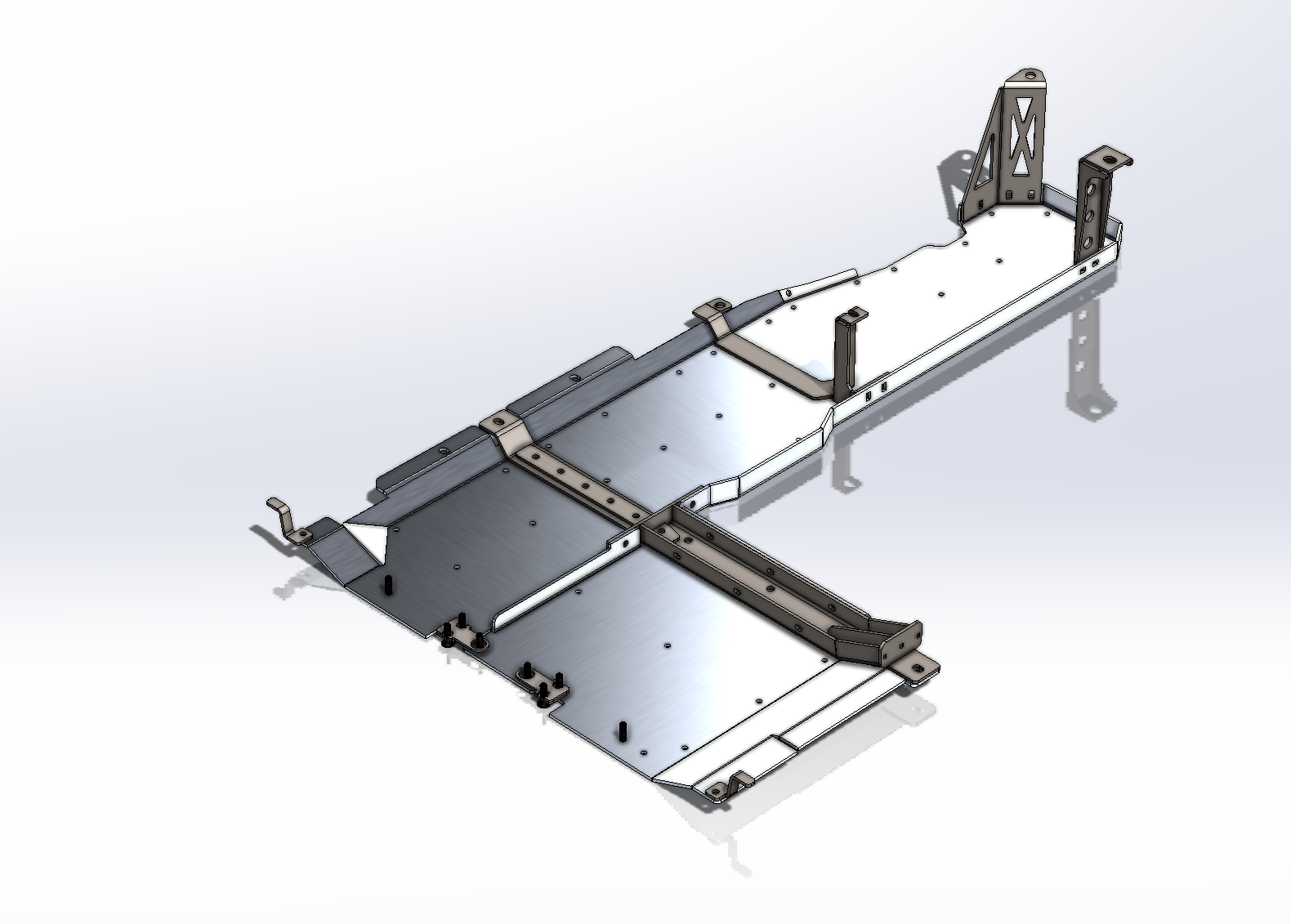 JT Gas Tank/TCase MOD Skid (Gas JT Modular Skid Kit) Next Venture