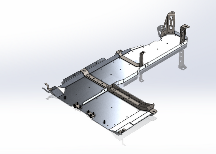 JT Gas Tank/T-Case MOD Skid (Gas JT Modular Skid Kit)