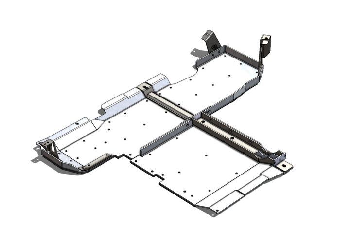 JL 2 Door Gas Tank/T-Case MOD Skid (Gas 2DR Modular Skid Kit)