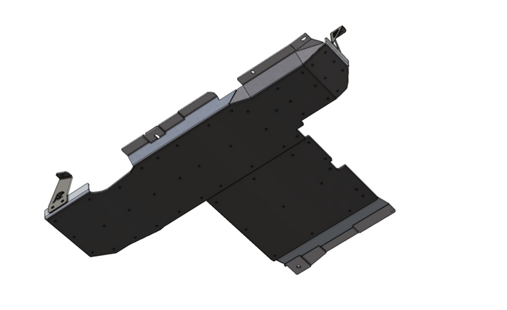 JL 2 Door Gas Tank/T-Case MOD Skid (Gas 2DR Modular Skid Kit)