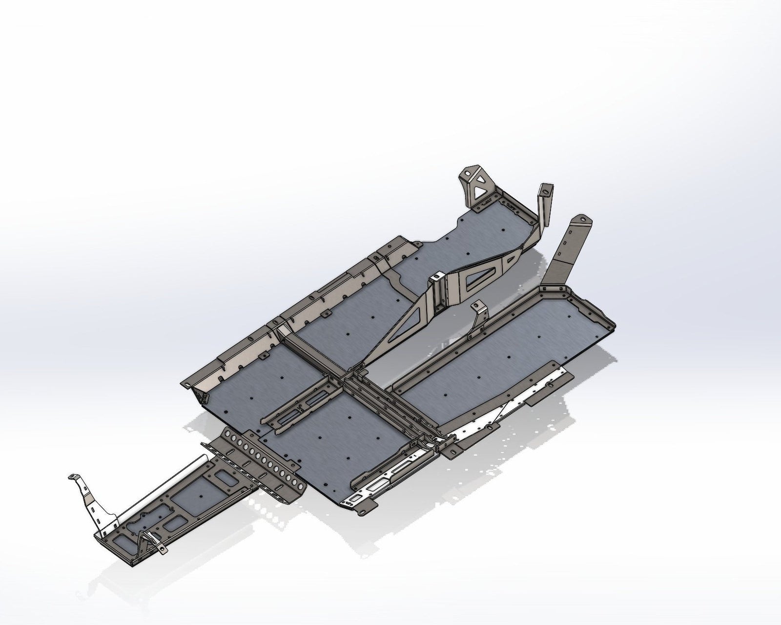 JL 7000-Series Aluminum Belly Skids (392 Hemi)