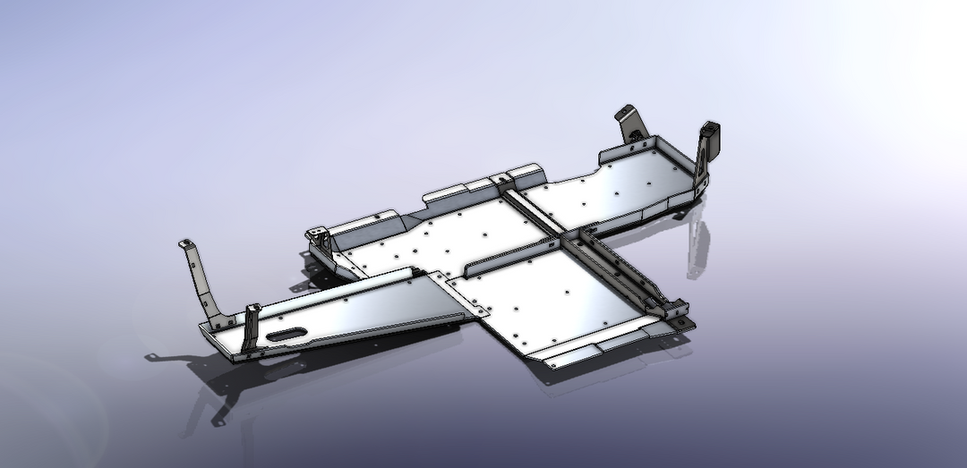 JL 2-Door Aluminum Belly Skids (2.0 Turbo)