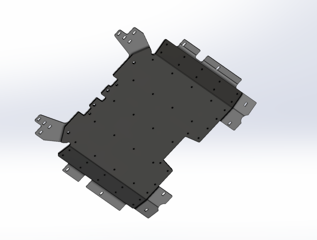 JLU Rockzilla Skid Plate System