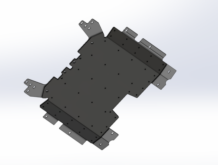 JLU Rockzilla Skid Plate System