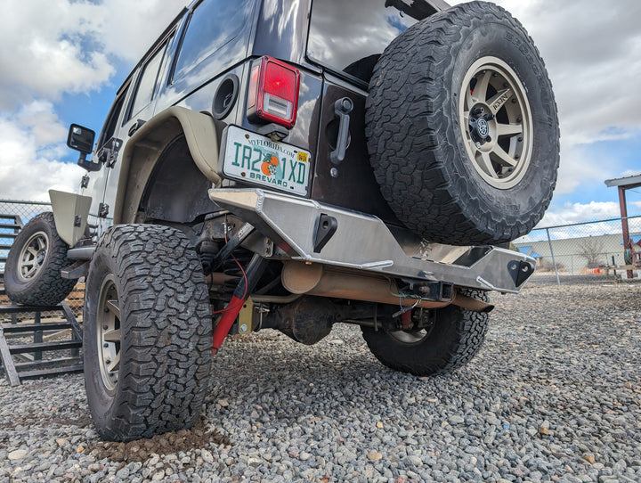 JK Aluminum Rear Bumper - Featherweight Series