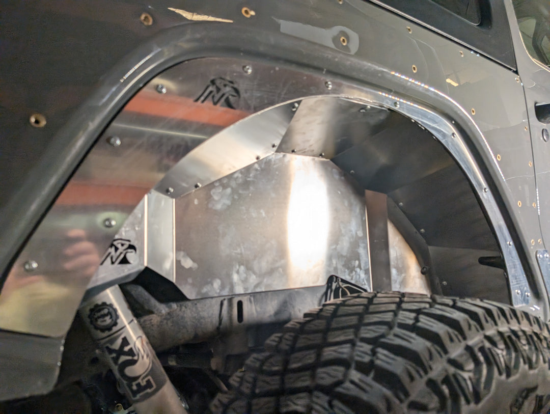 JL Aluminum Rear Inner Fender Liners (Standard)