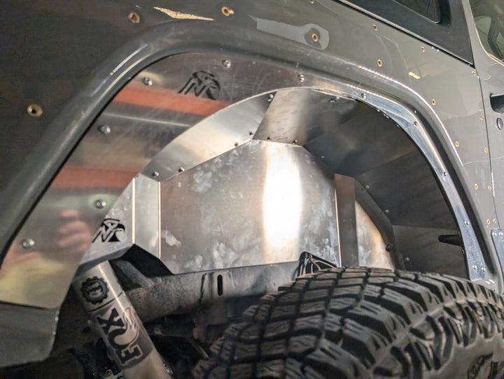 JL Aluminum Rear Inner Fender Liners (Standard)