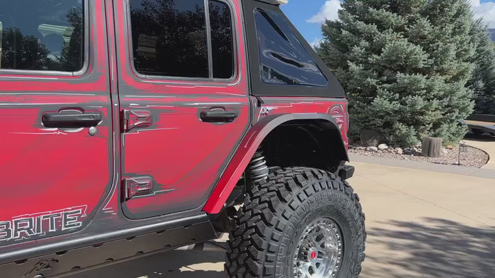 JL Aluminum High Line Fender Flares (Rear)