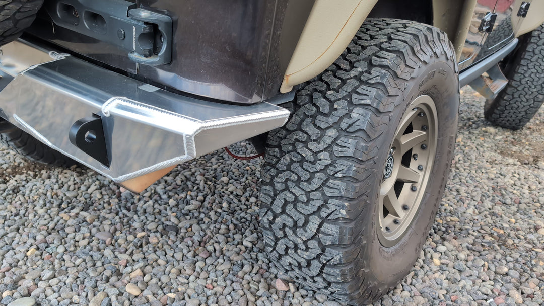 JK Aluminum Rear Bumper - Featherweight Series