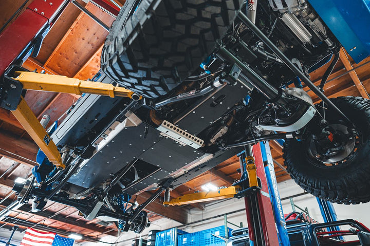 JLU Aluminum Belly Skids - 392 Hemi