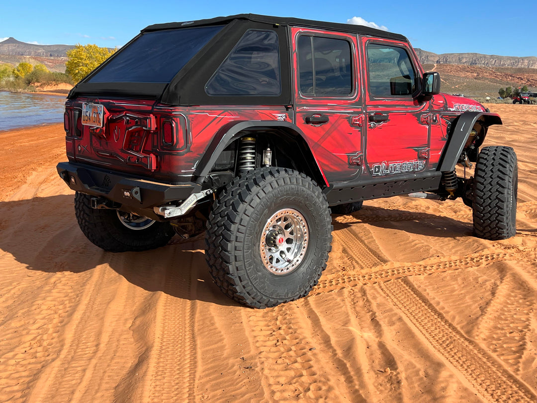 JL Aluminum High Line Fender Flares (Rear)