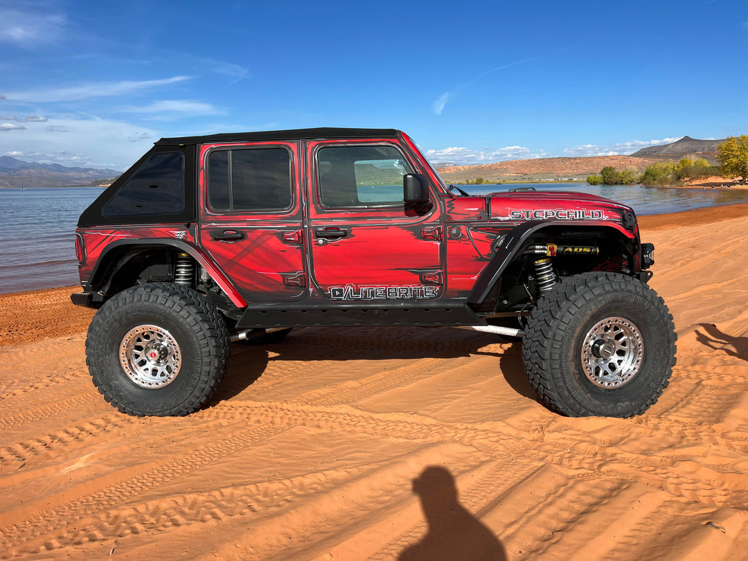 JL/JT Aluminum High Line Fender Flares (Front)