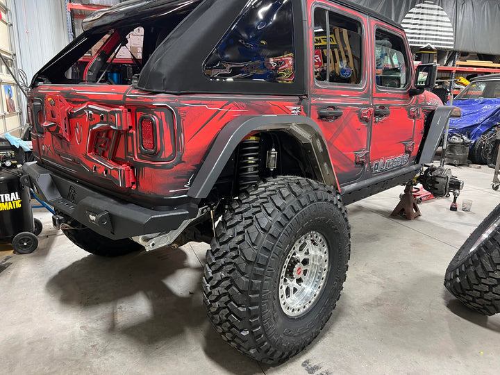 JL Aluminum High Line Fender Flares (Rear)