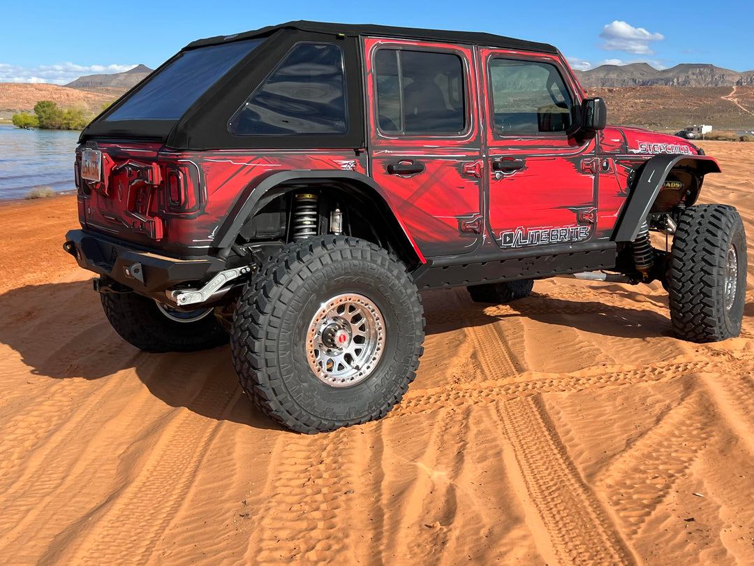 JL Aluminum High Line Fender Flares (Rear)