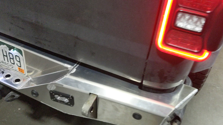 JT Aluminum Rear Bumper - Featherweight Series