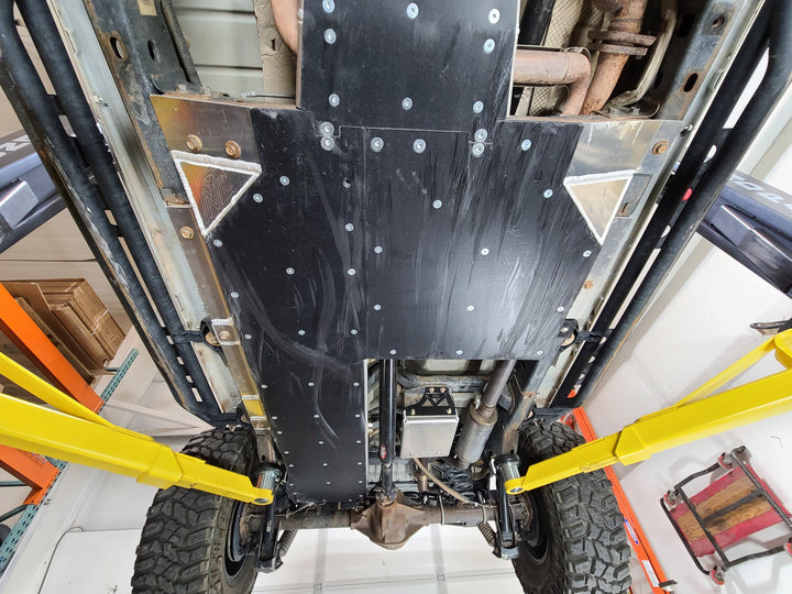 JKU Aluminum Belly Skids