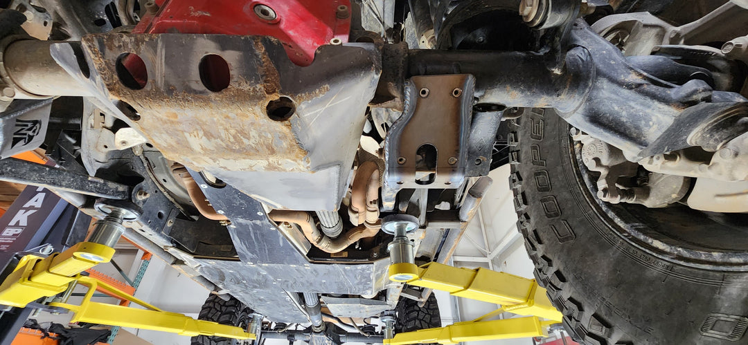 JL/JT Front Lower Control Arm Skid Plates (with UHMW)