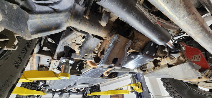 JL/JT Front Lower Control Arm Skid Plates (with UHMW)