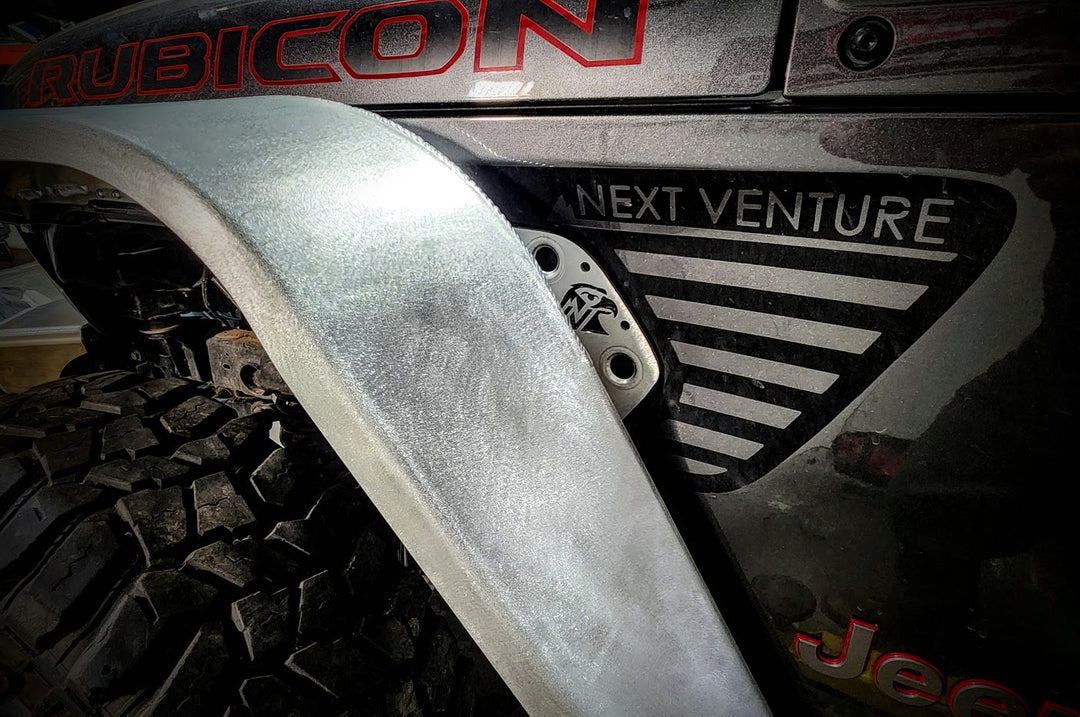 JL/JT Aluminum High Line Fender Flares (Front)