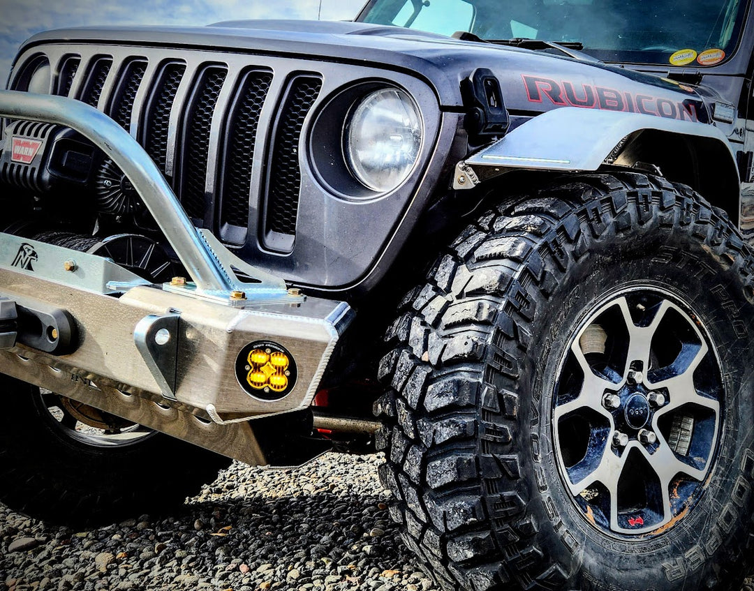 JL/JT Aluminum High Line Fender Flares (Front)