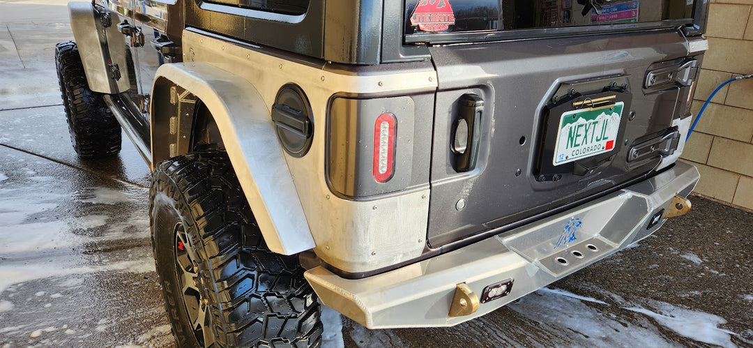 JL Aluminum High Line Fender Flares (Rear)