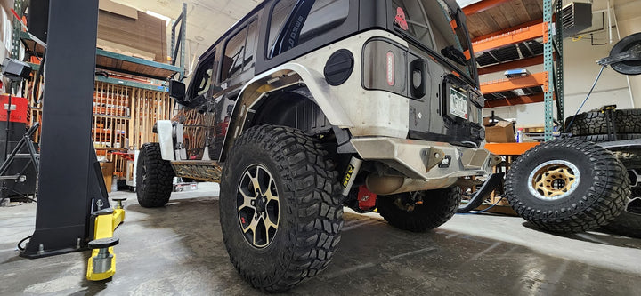 JL Aluminum High Line Fender Flares (Rear)