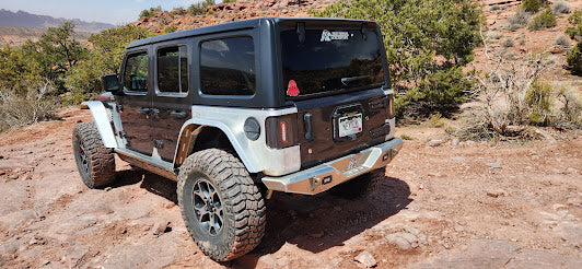 JL Aluminum High Line Fender Flares (Rear)