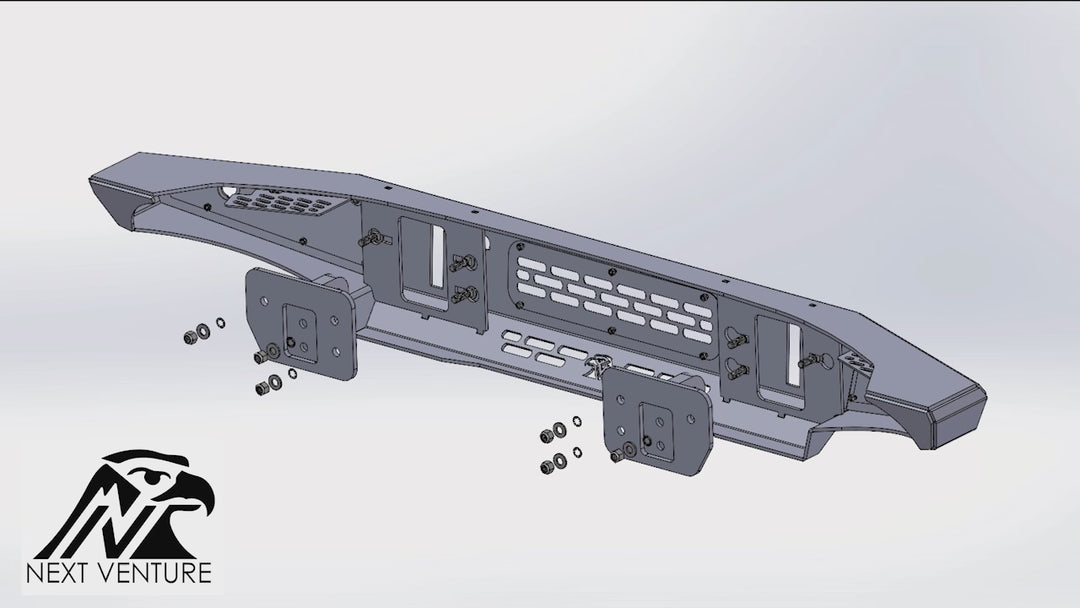 Bronco Aluminum Front Bumper - Featherweight Series