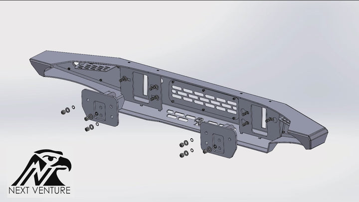 Bronco Aluminum Front Bumper - Featherweight Series