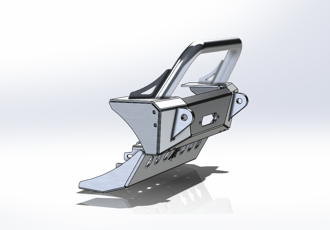 JL Aluminum Front Bumper - Featherweight Series.