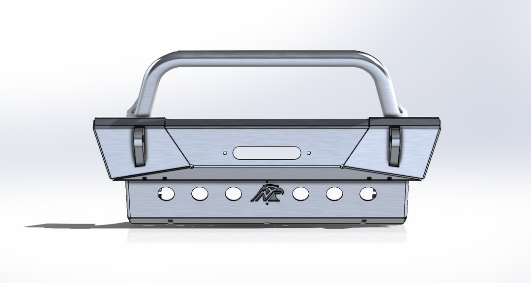 JL Aluminum Front Bumper - Featherweight Series.