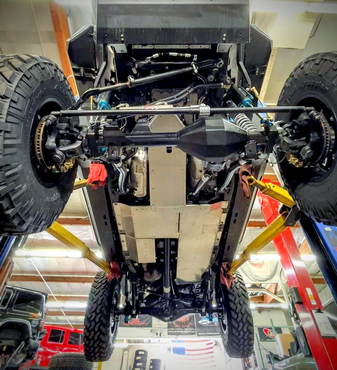 JT Gladiator Diesel Aluminum Belly Skids