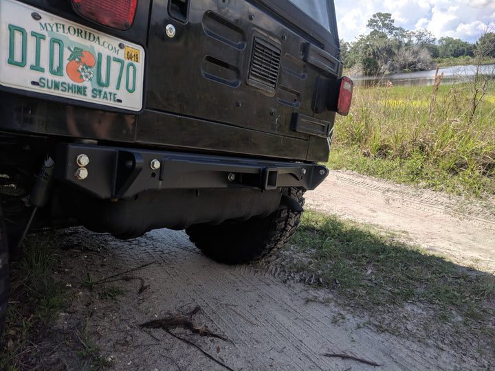 TJ/LJ/YJ High Clearance Hitch Bumper.
