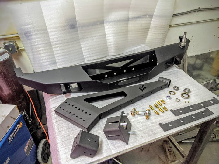 JL Scout Series - Rear Winch Bumper with Tire Carrier.