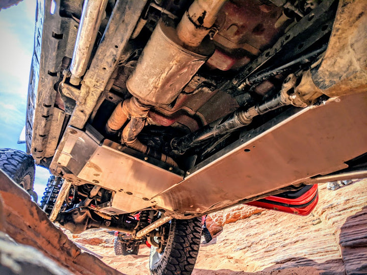JLU Aluminum Belly Skids.