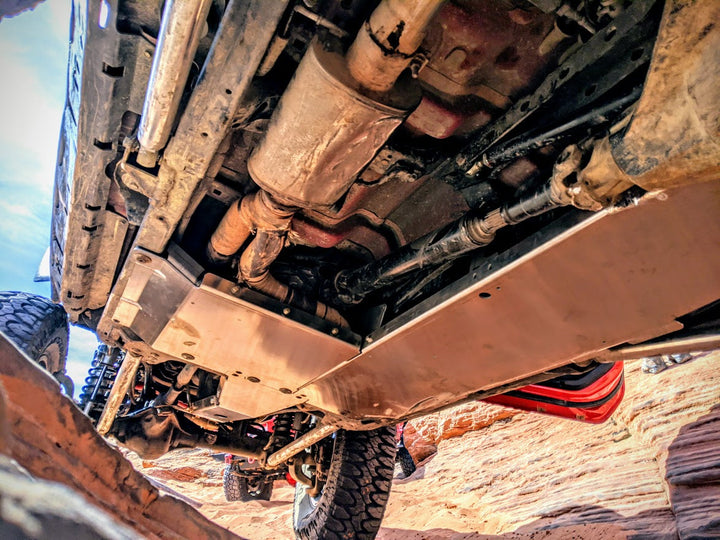 JLU Aluminum Belly Skids.