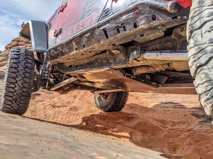 JLU Aluminum Belly Skids.