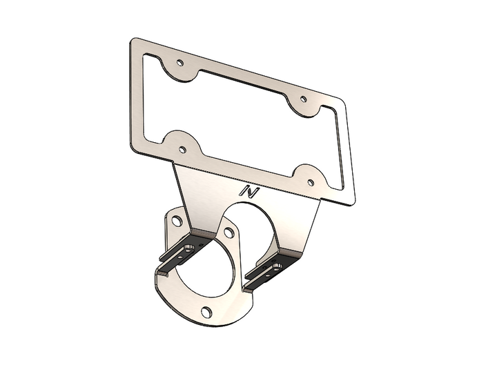 JL License Plate Relocation Bracket.