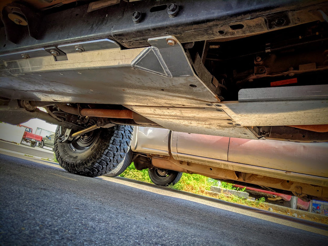 JLU Aluminum Belly Skids.