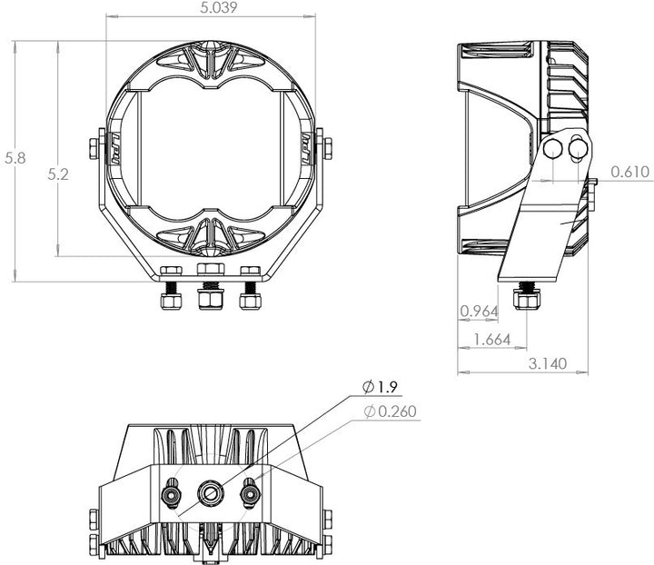 Baja Designs LP4 Pro Driving/Combo LED (Pair)