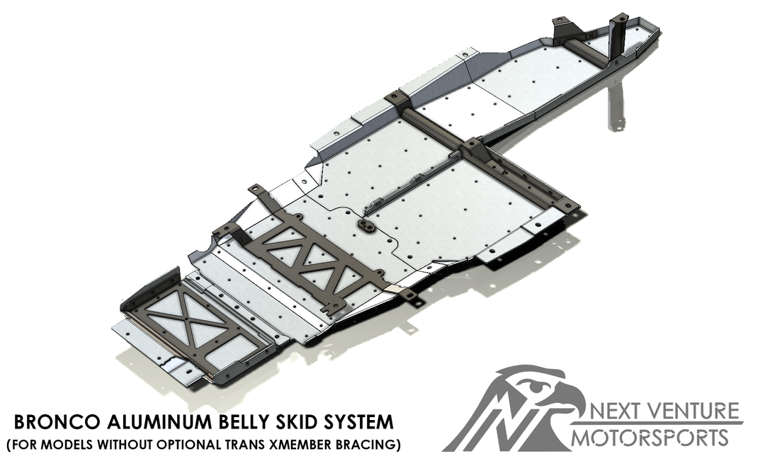 Bronco Aluminum Belly Skids