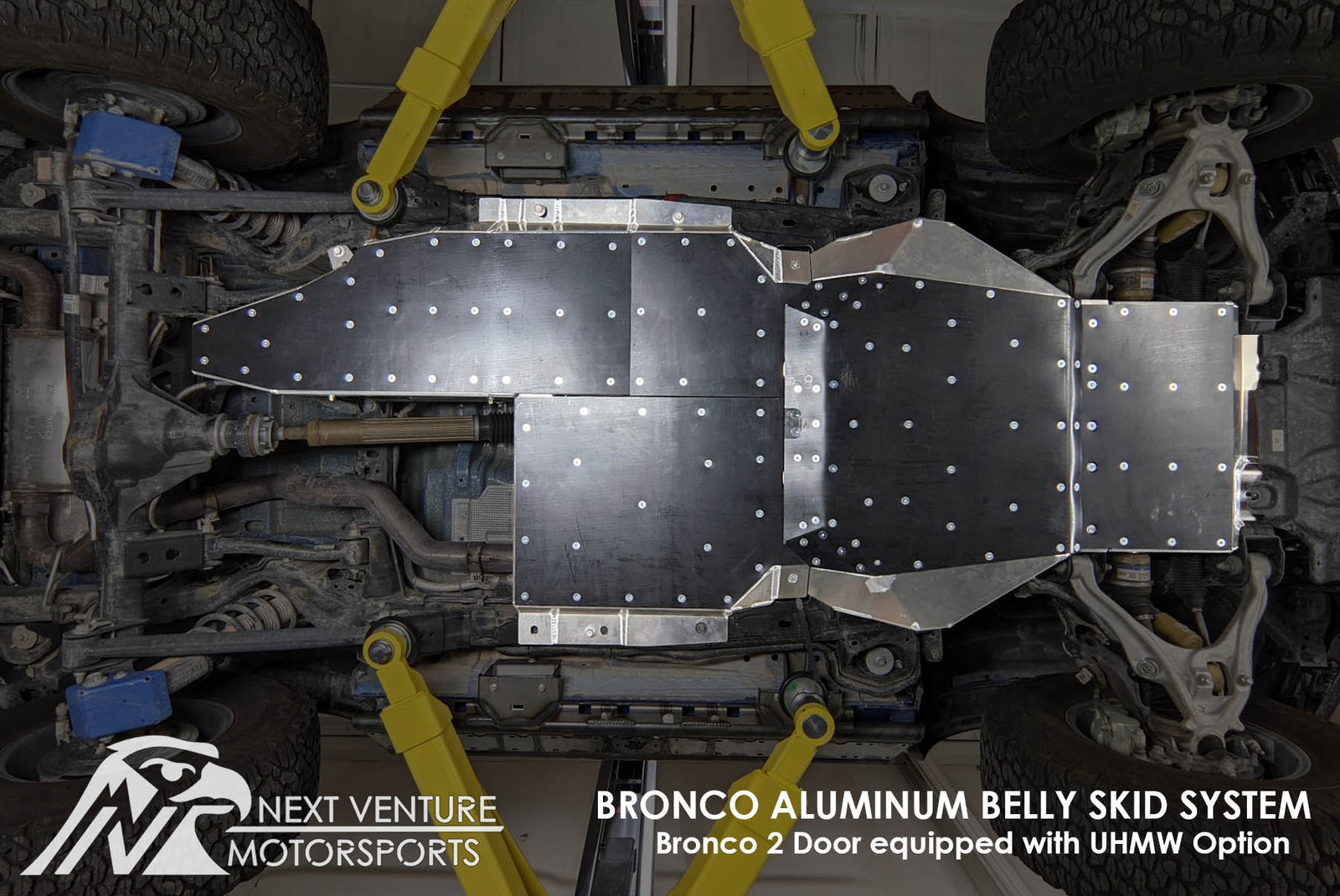 Bronco Aluminum Belly Skids