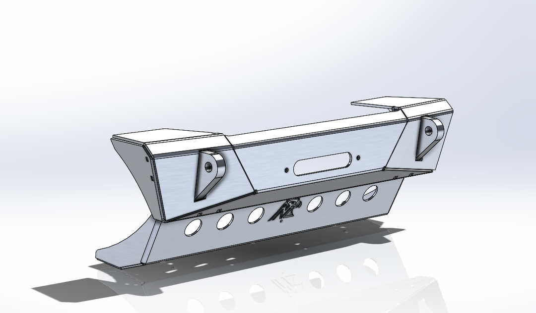 JL Aluminum Front Bumper - Featherweight Series.