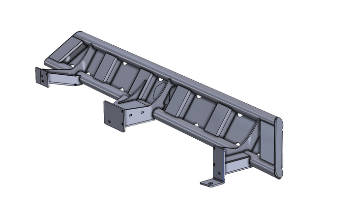 JLU Rock Sliders - Frame Mounted - Rimrocker Series.