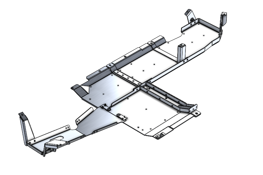 JLU Aluminum Belly Skids.