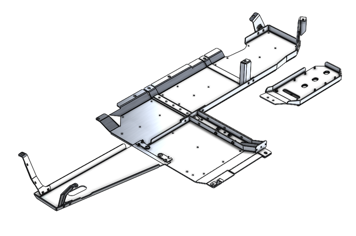 JLU Aluminum Belly Skids.